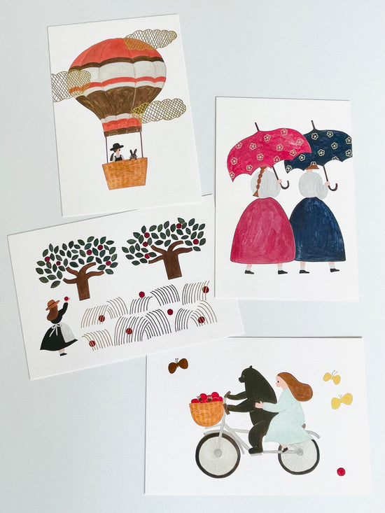 [cozyca] Necktie postcards