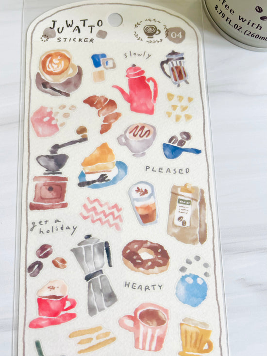 [MIND WAVE] Juwatto Cafe sticker sheet