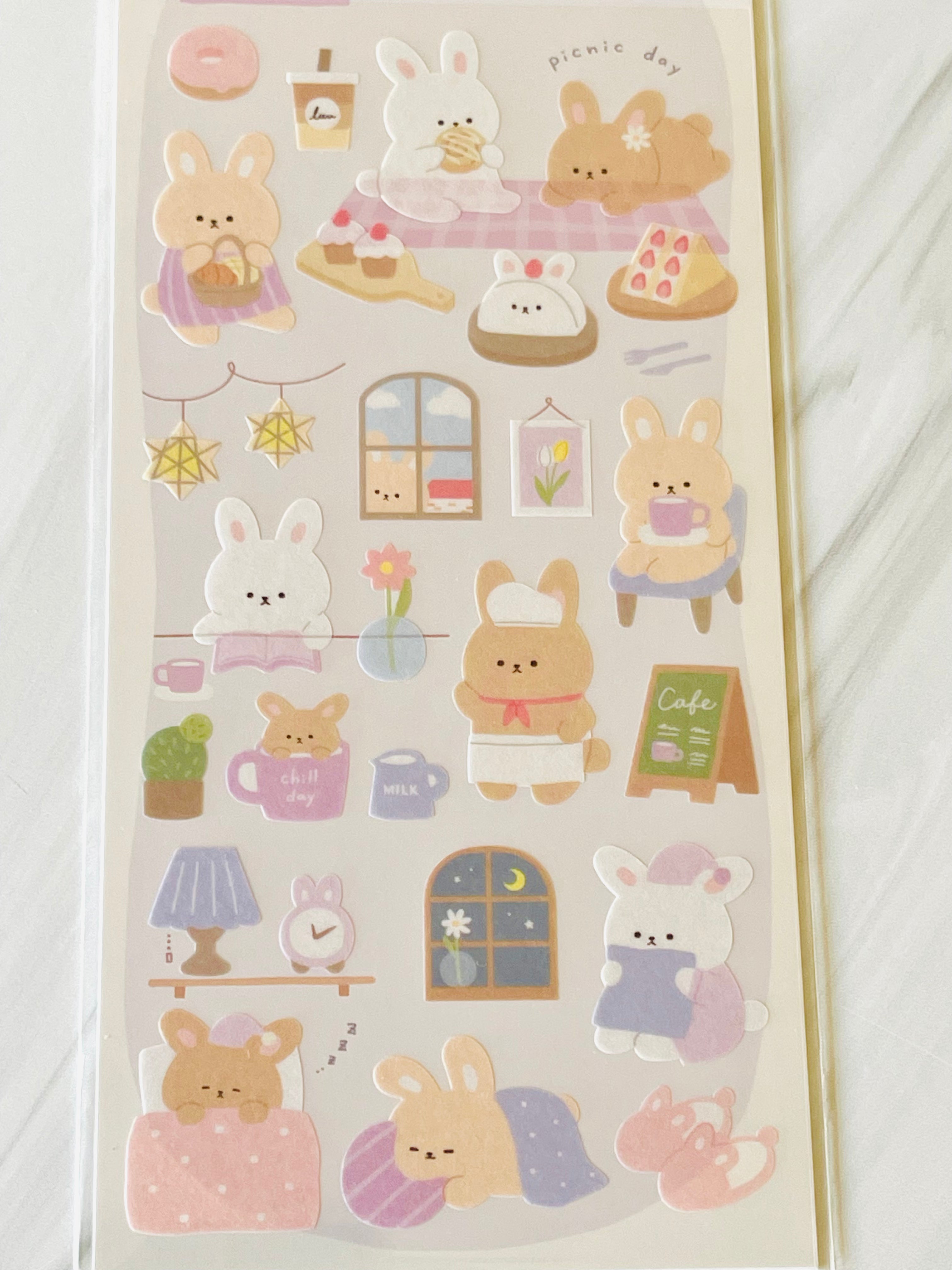 [Crux] Relaxing Days sticker sheet