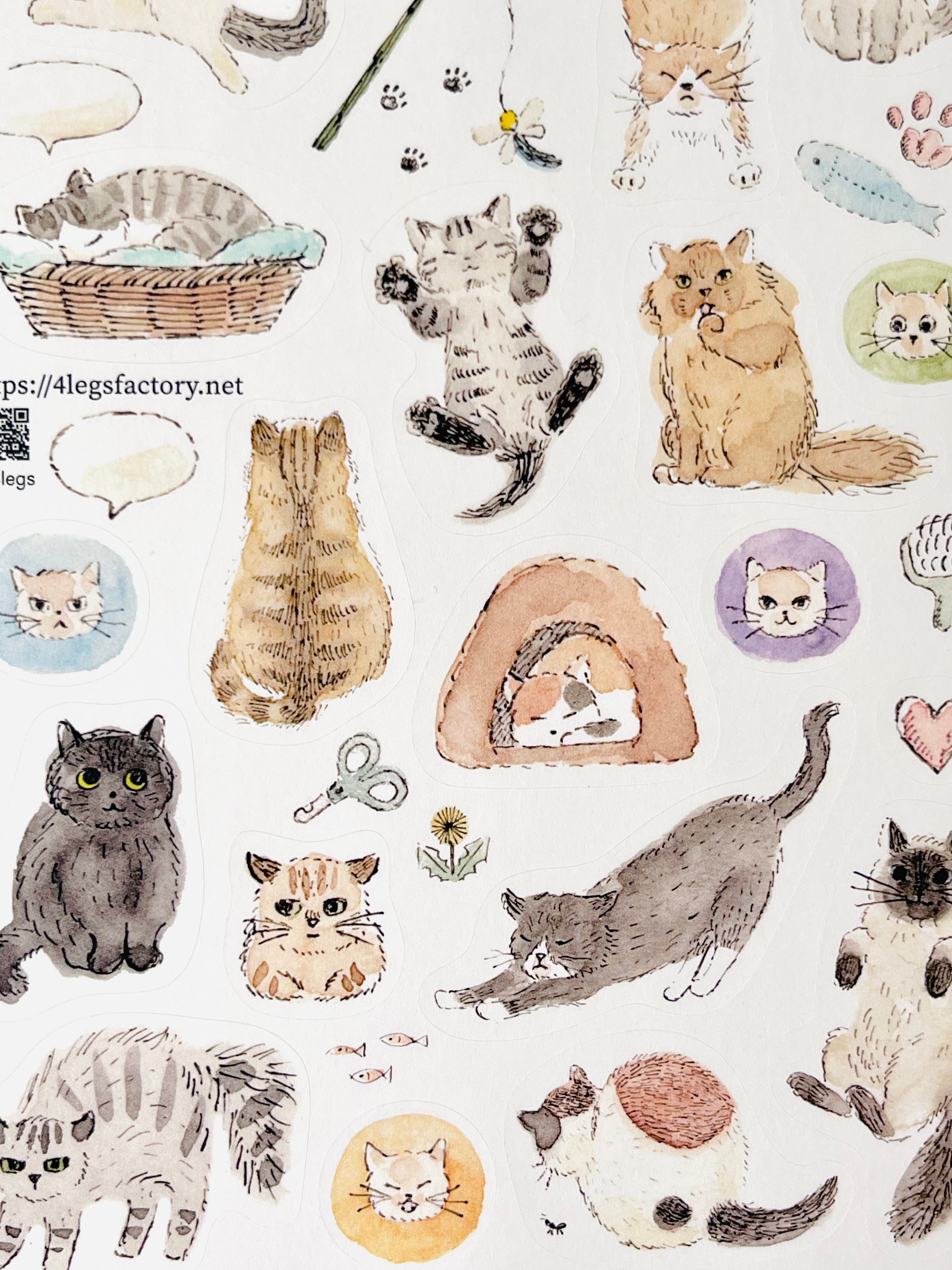 [4legs] Harumi's Nature Inspirations sticker sheet