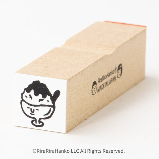[RiraRira Hanko] Shaved Ice mini rubber stamp