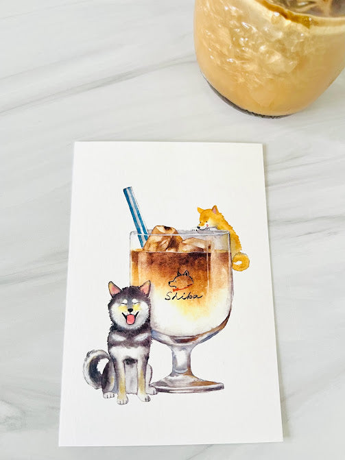shiba inu: Ice Coffee