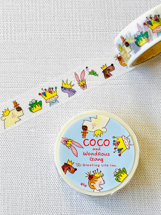 [Coco and Wondrous Gang] Coco Friendship Crown washi tape