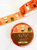 [World Craft] Kira Kira Coffee Bar washi tape (last chance • no restock)