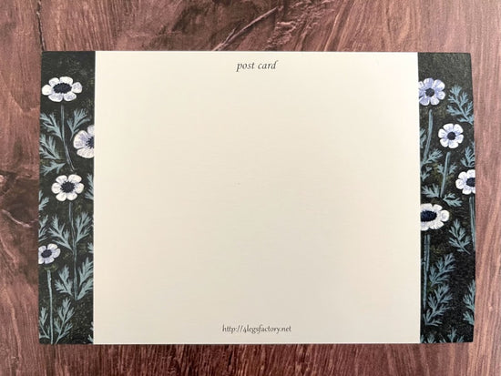 [4legs] Rabbit's Midnight Garden postcard