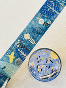 [SEAL-DO] Shinzi Katoh x Kenji Miyazawa: The Cat Office, Night on the Galactic Railroad, Nighthawk Star washi tape