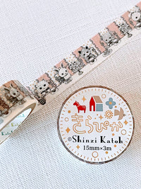 [SEAL-DO] Shinzi Katoh x Kira Pika series washi tape