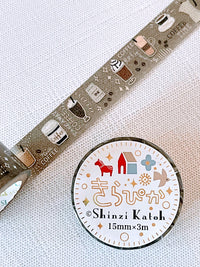 [SEAL-DO] Shinzi Katoh x Kira Pika series washi tape