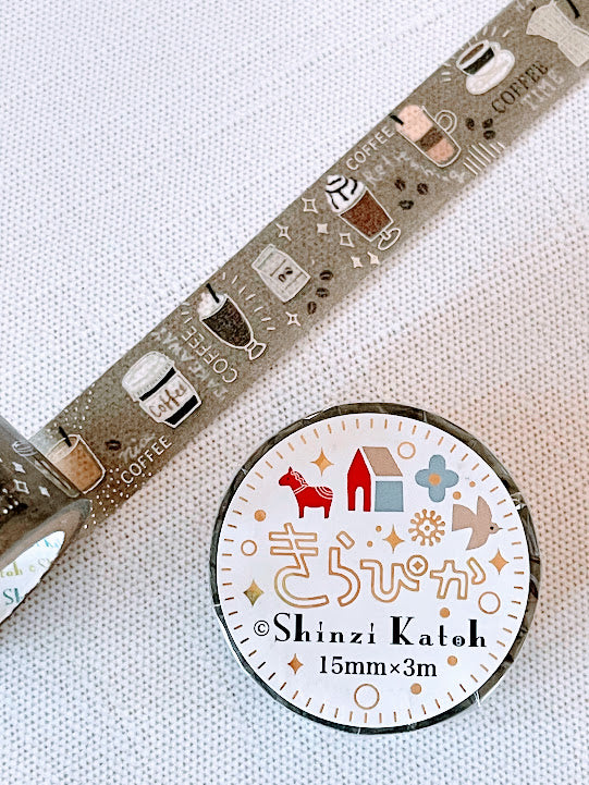 [SEAL-DO] Shinzi Katoh x Kira Pika series washi tape