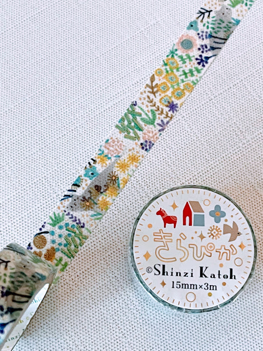 [SEAL-DO] Shinzi Katoh x Kira Pika series washi tape