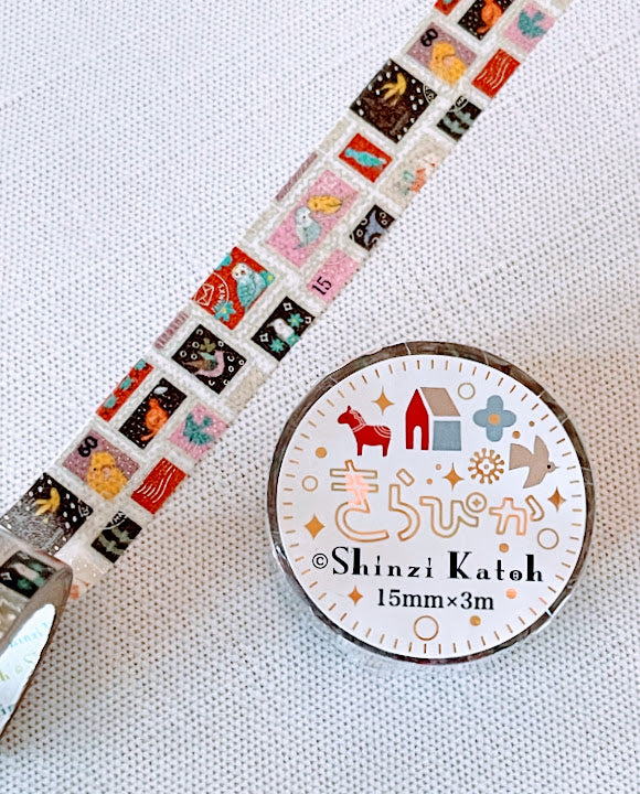 [SEAL-DO] Shinzi Katoh x Kira Pika series washi tape