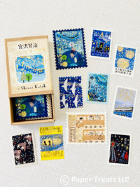 [SEAL-DO] Shinzi Katoh x Kenji Miyazawa "Night on the Galactic Railroad" box flake stickers