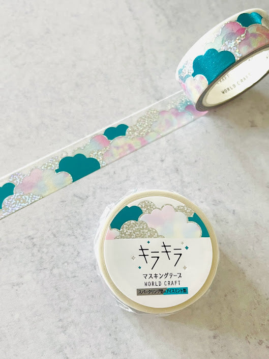 [World Craft] Cotton Candy Cloud washi tape (last chance • no restock)