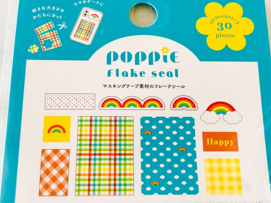 [World Craft] POPPiE Collection flake stickers (last chance • no restock)