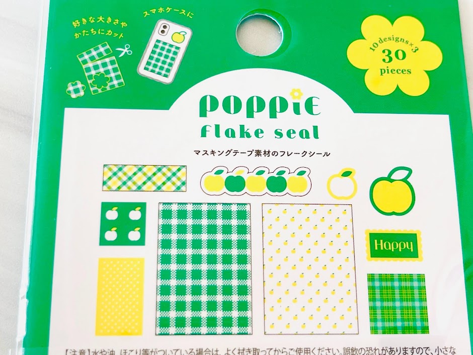 [World Craft] POPPiE Collection flake stickers (last chance • no restock)