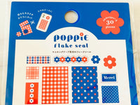 [World Craft] POPPiE Collection flake stickers (last chance • no restock)