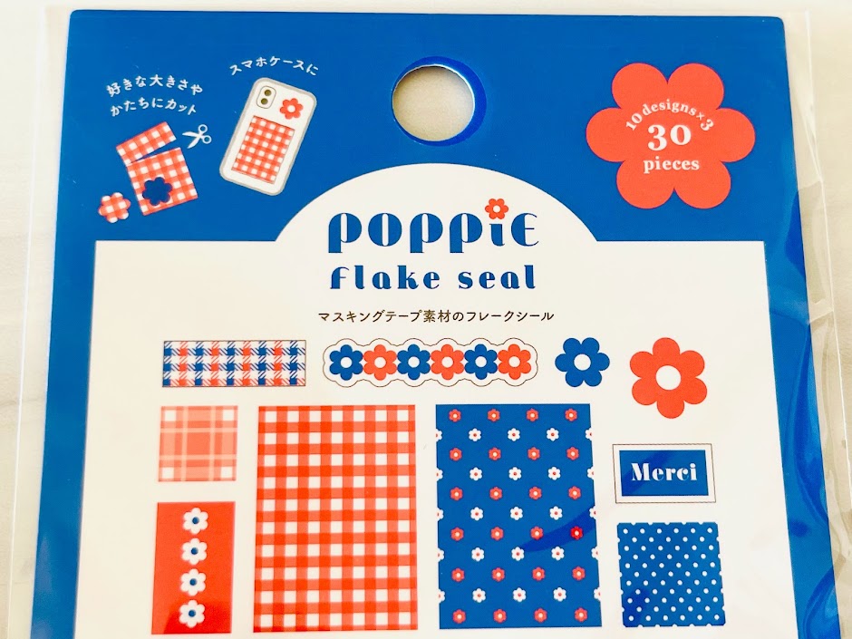 [World Craft] POPPiE Collection flake stickers (last chance • no restock)
