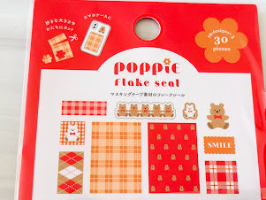 [World Craft] POPPiE Collection flake stickers (last chance • no restock)