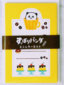 [World Craft] Panda Cafe mini letter set (last chance • no restock)