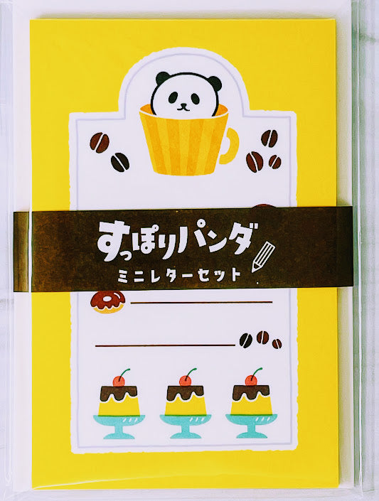 [World Craft] Panda Cafe mini letter set (last chance • no restock)