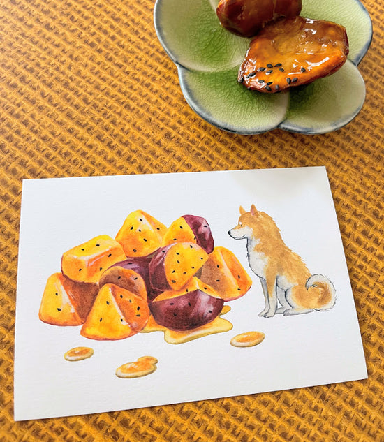 [Natsuka Murata] Shiba Oyatsu series: Daigaku Imo postcard
