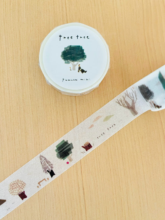 [Miki Tamura] SAIEN tree, tree washi tape