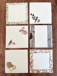 [4legs] Wild Birds loose memo set (56 sheets)