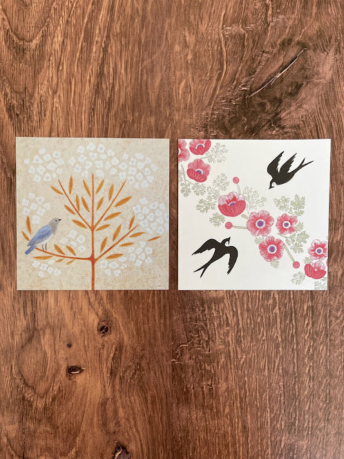 [4legs] Wild Birds loose memo set (56 sheets)