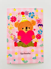 [Upcheeka] Heart Bear postcard