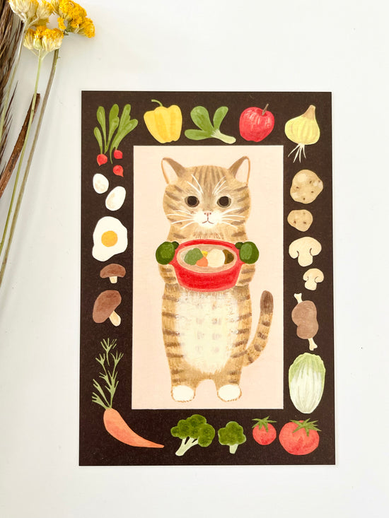 [4legs] Munchkin & Stew postcard
