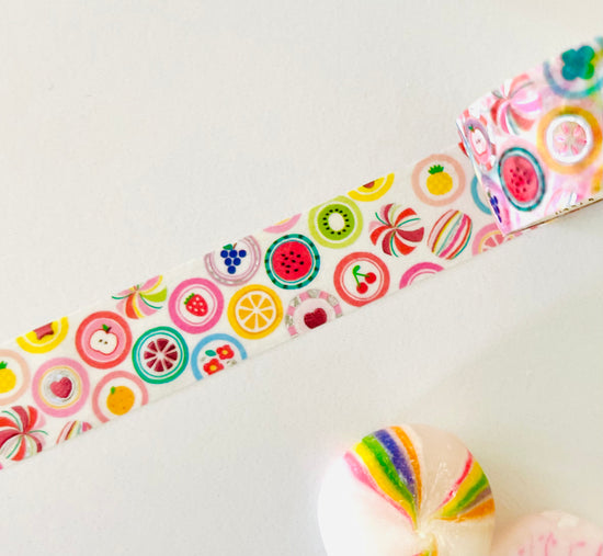 [World Craft] Traditional Candy washi tape (last chance • no restock)