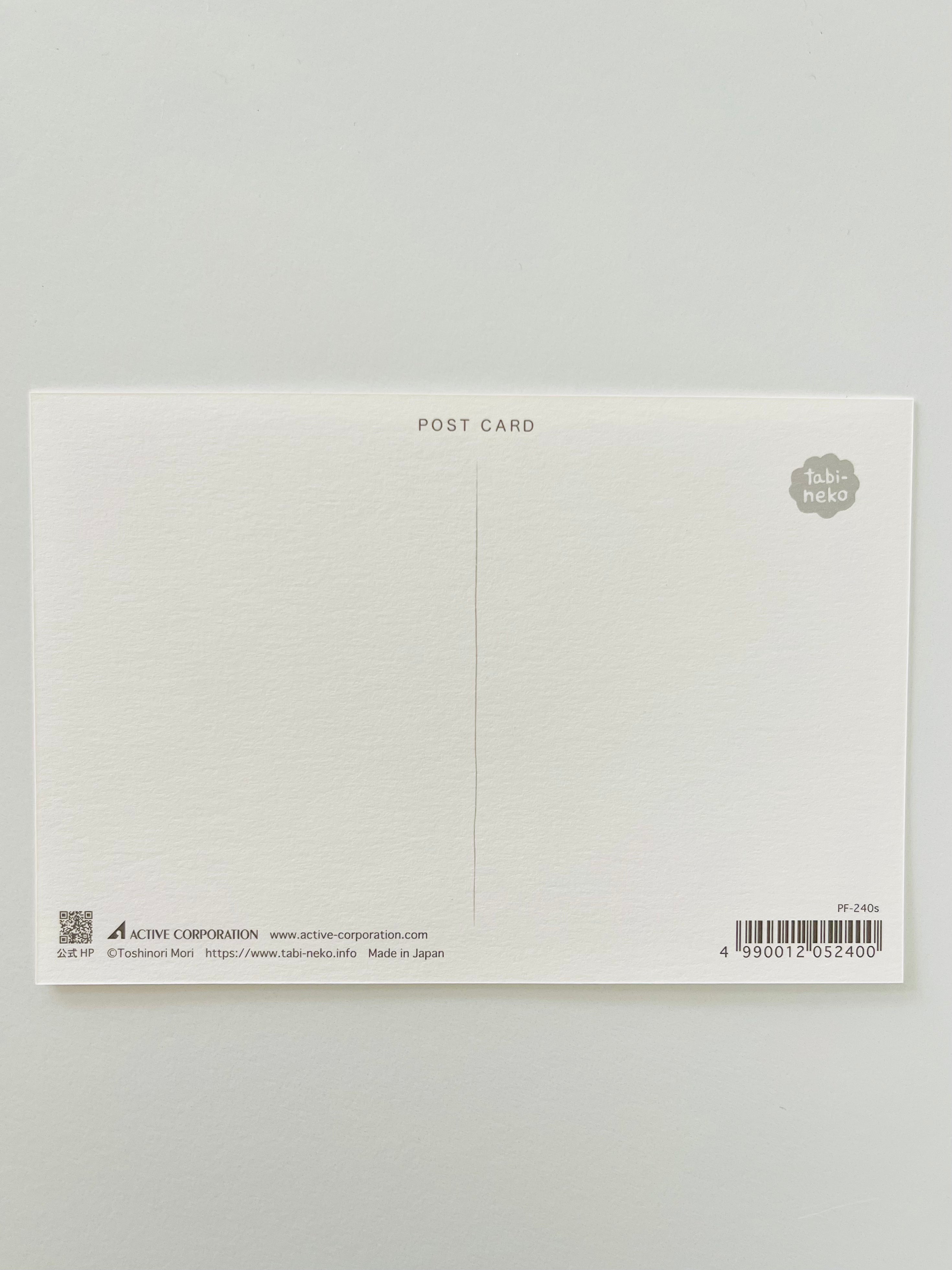 [Tabineko] Shelter in the Rain (2011) postcard x Toshinori Mori