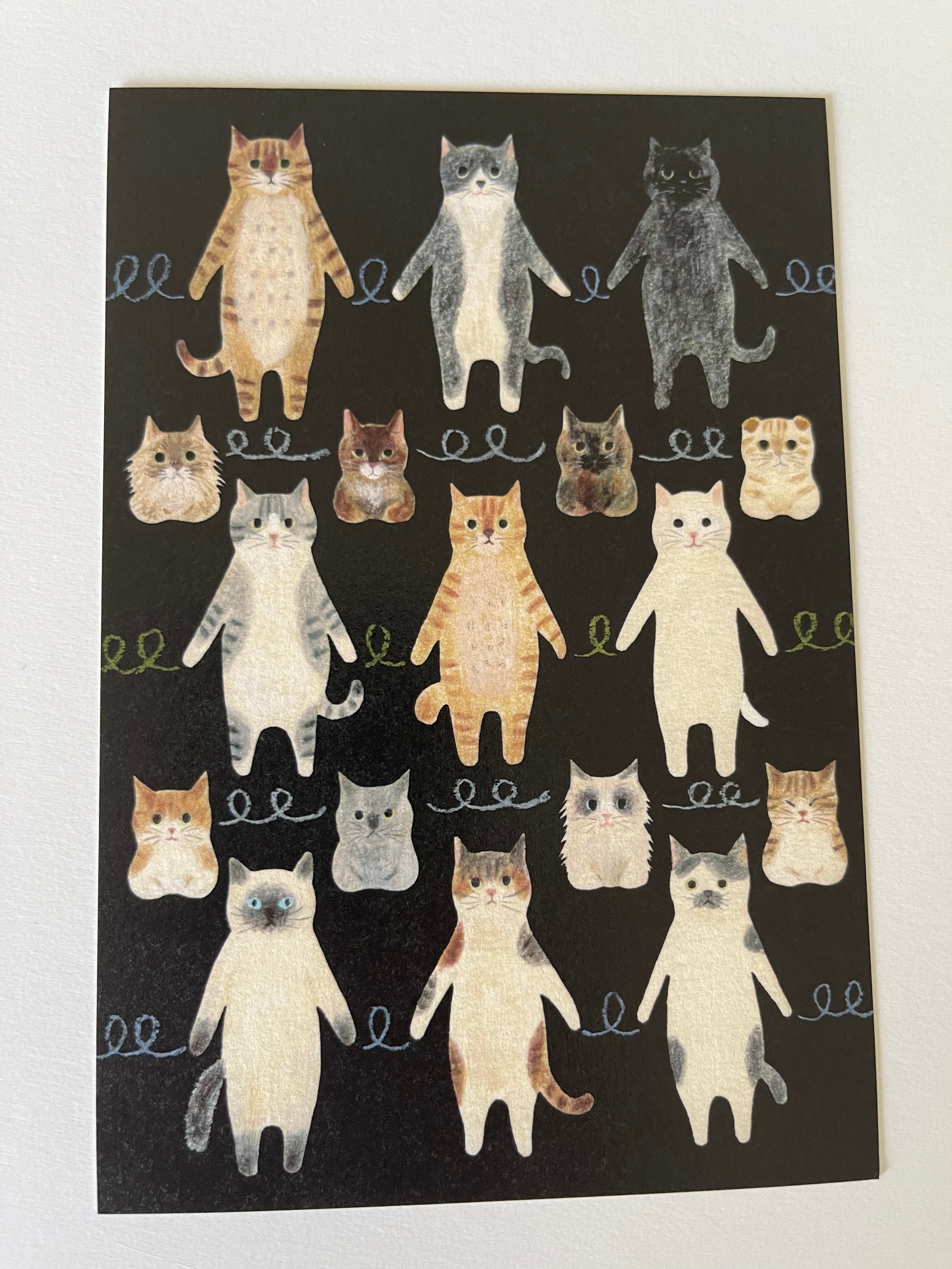 [4legs] Cat Connection postcard
