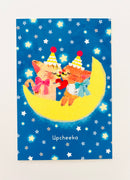 [Upcheeka] Moon & Stars postcard