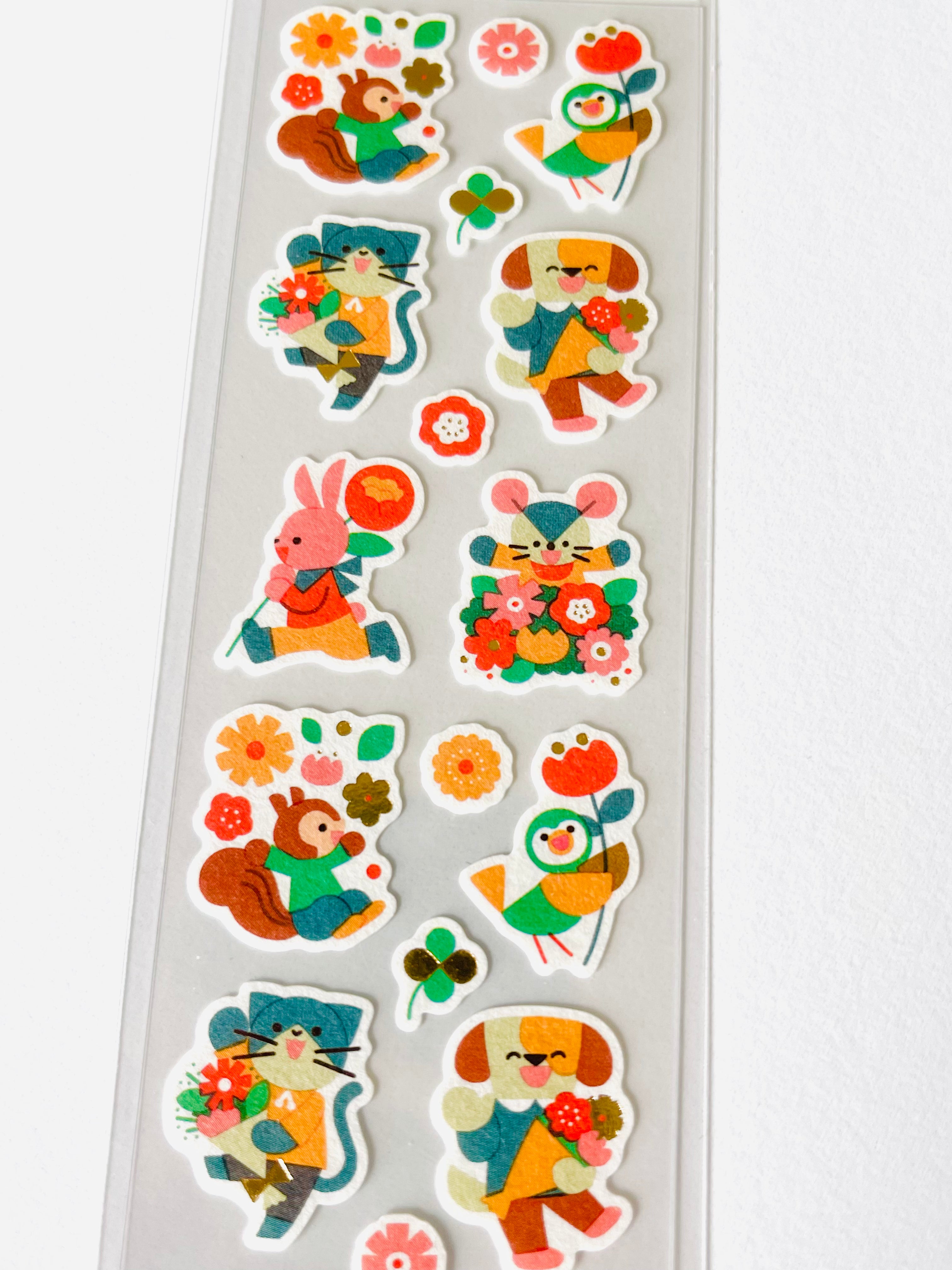 [NB] Flower Party sticker sheet