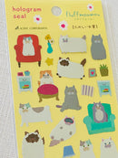 [Active] Hologram Cats sticker sheet