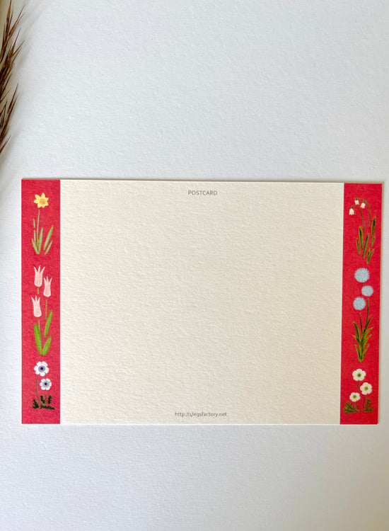 [4legs] Tabby & Anemone postcard