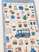 [MIND WAVE] Cafe Caravan Kotorimachi sticker sheet