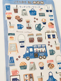 [MIND WAVE] Cafe Caravan Kotorimachi sticker sheet