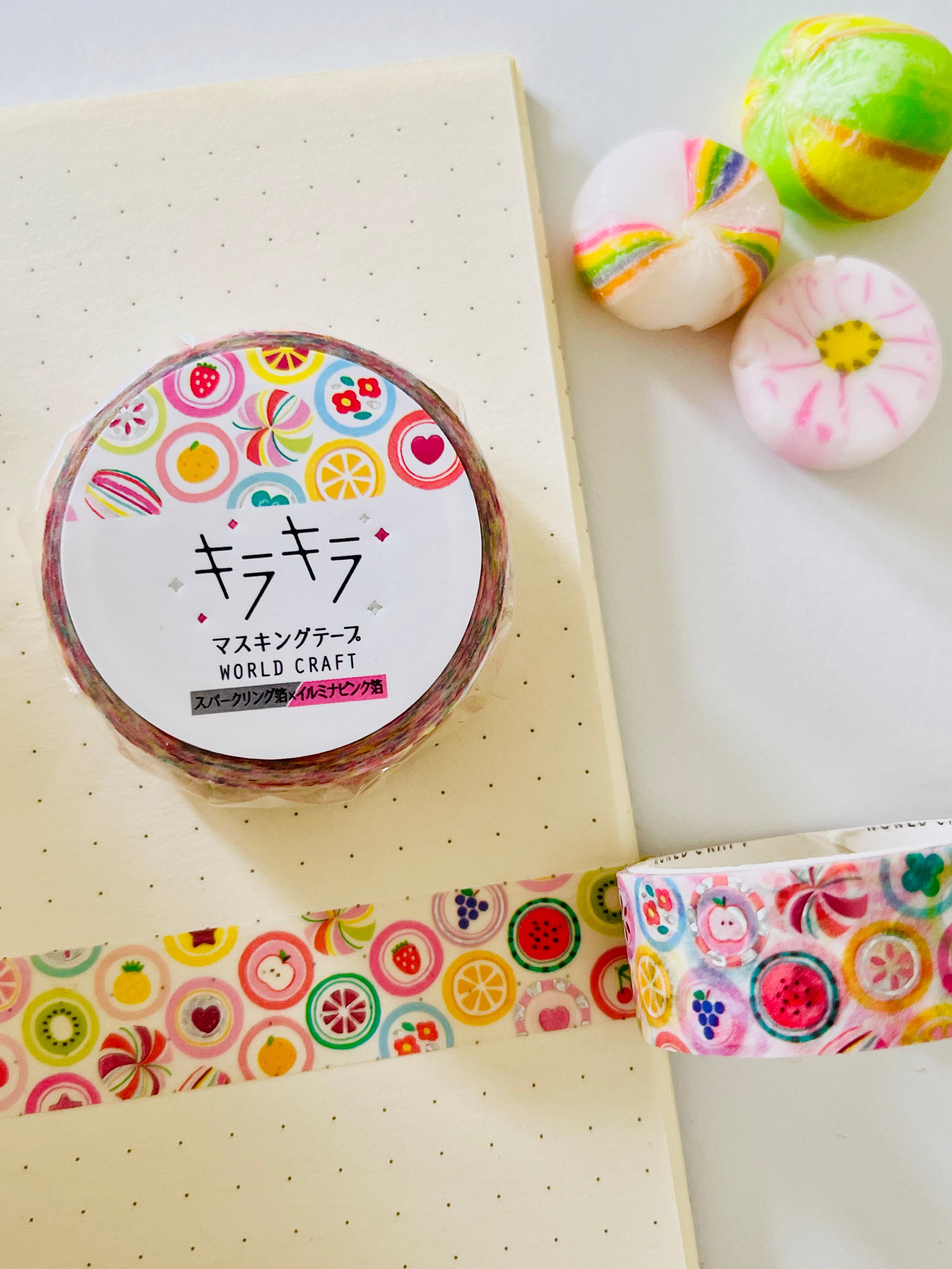[World Craft] Traditional Candy washi tape (last chance • no restock)