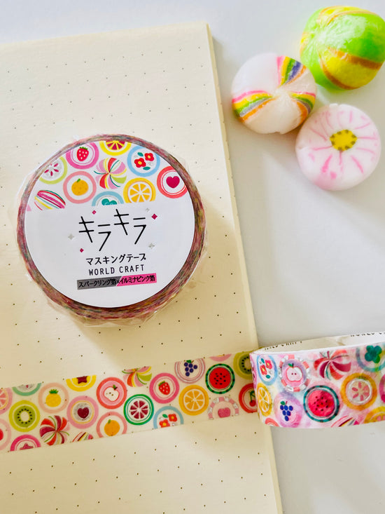 [World Craft] Traditional Candy washi tape (last chance • no restock)