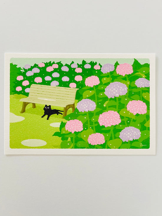 [Tabineko] Shelter in the Rain (2011) postcard x Toshinori Mori