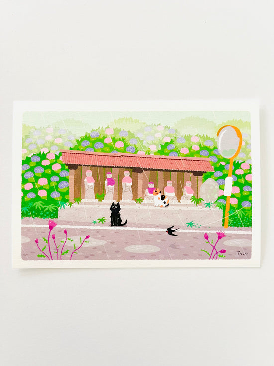 [Tabineko] Jizodo in the Rain (2016) postcard x Toshinori Mori