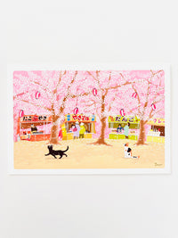 [Tabineko] Sakura Festival (2019) postcard x Toshinori Mori