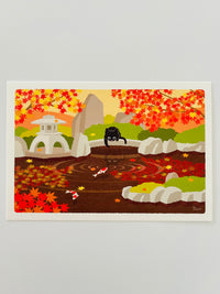 [Tabineko] Carp in the Garden (2011) postcard x Toshinori Mori