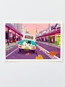 [Tabineko] Dusk at Autumn Festival (2016) postcard x Toshinori Mori